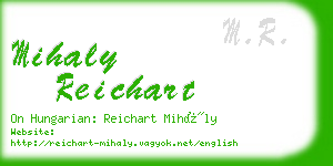 mihaly reichart business card